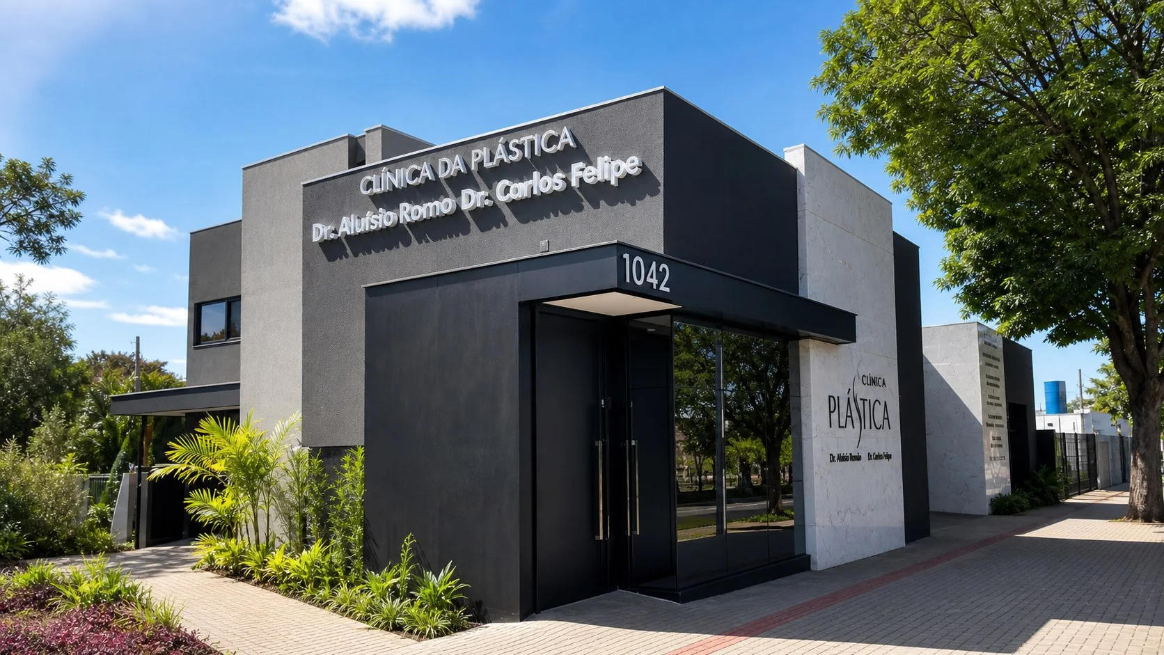 Fachada da Clínica da Plástica em Maringá